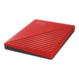 Disco duro externo hdd wd western digital 2tb my passport usb 3.2 rojo