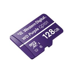 Tarjeta de memoria micro sdxc wd western digital purple sc qd101 128gb uhs - i cl10