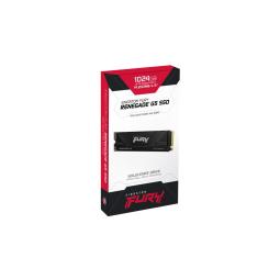 Disco duro interno ssd kingston fury renegade g5 1tb m.2 pcie 5.0