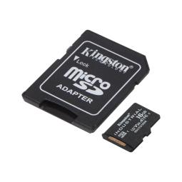 Tarjeta memoria micro sdhc 16gb kingston industrial uhs - i u3 cl10 + adaptador