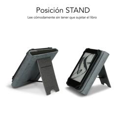 Funda subblim clever ebook case 6 pulgadas stand case gris