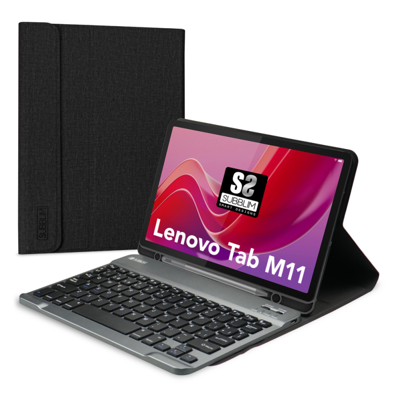 Funda + teclado subblim keytab pro bt para lenovo tab m11