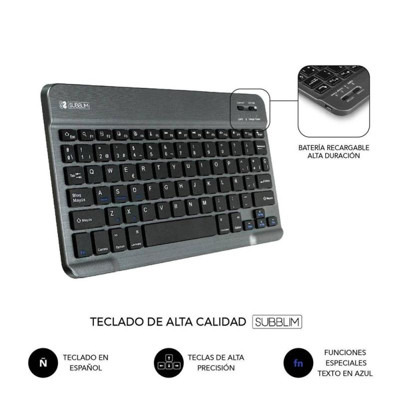 Funda + teclado subblim keytab pro bt para lenovo tab m11