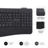 Teclado + raton subblim combo dual office prowave negro