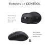Teclado + raton subblim combo dual office prowave negro