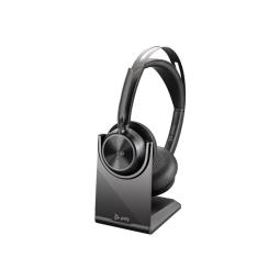 Auriculares poly voyager focus 2 inalambrico negro