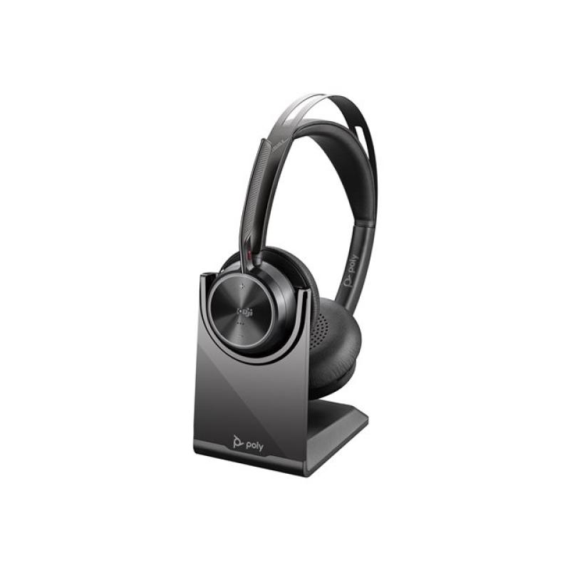 Auriculares poly voyager focus 2 inalambrico negro