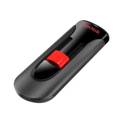 Memoria usb 2.0 sandisk 32gb cruzer glide negro - rojo