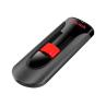 Memoria usb 2.0 sandisk 32gb cruzer glide negro - rojo