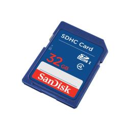 Tarjeta memoria secure digital sd 32gb sandisk clase 4 sdhc