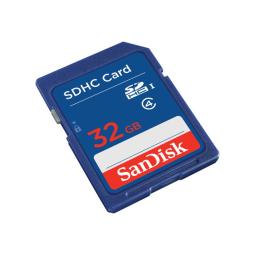 Tarjeta memoria secure digital sd 32gb sandisk clase 4 sdhc