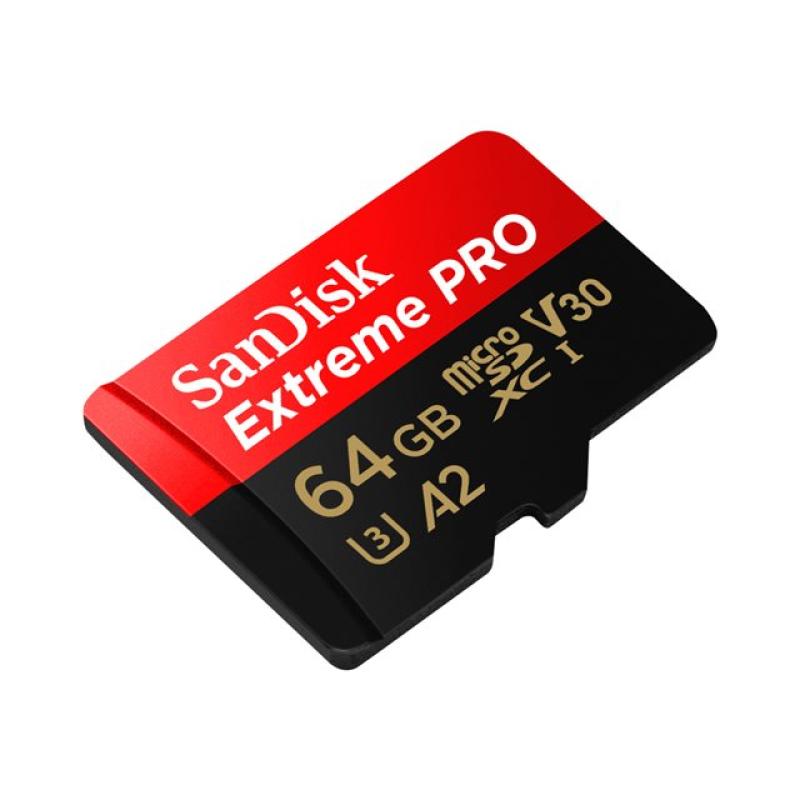 Tarjeta memoria micro secure digital 64gb sandisk extreme pro clase 10 uhs - i u3 + adaptador