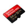 Tarjeta memoria micro secure digital 64gb sandisk extreme pro clase 10 uhs - i u3 + adaptador