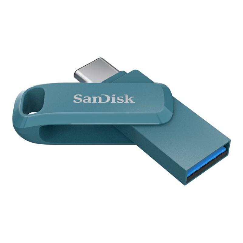 Memoria usb 3.2 usb tipo c sandisk 256gb ultra dual drive go