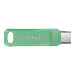 Memoria usb 3.2 usb tipo c sandisk 64gb ultra dual drive go verde absenta