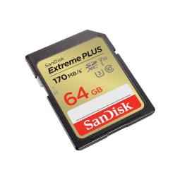 Tarjeta memoria secure digital sdxc 64gb sandisk extreme plus clase 10 uhs - i u3