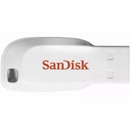 Memoria usb 2.0 sandisk 16gb cruzer blade blanca