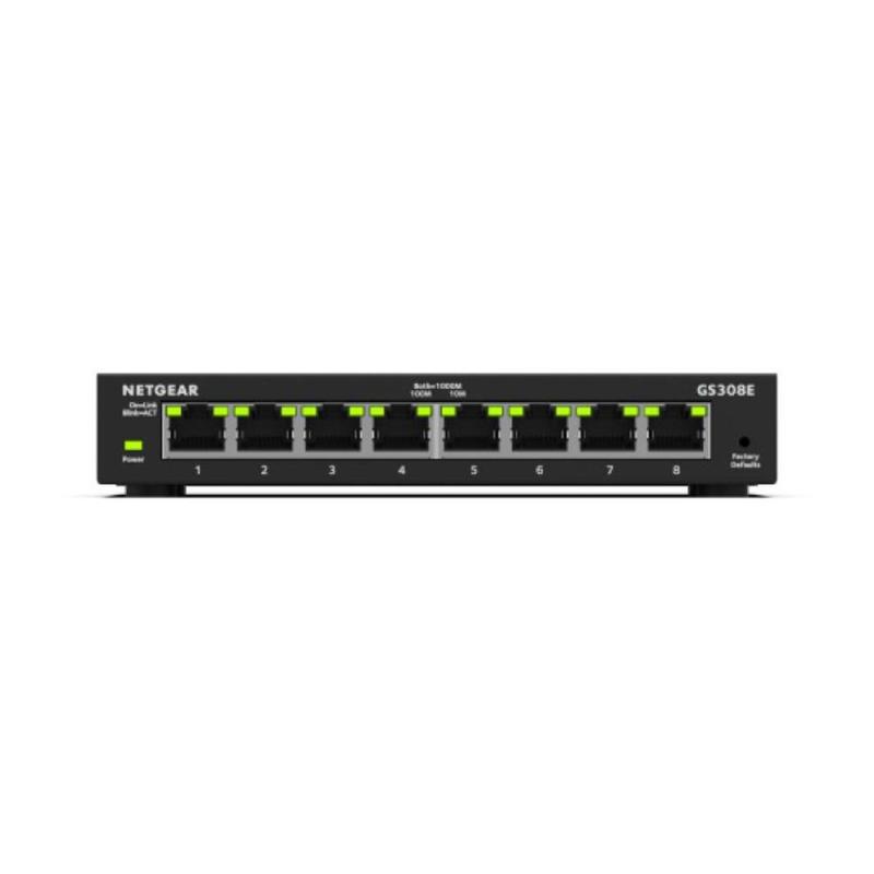 Switch netgear serie 300 soho plus 8 puertos