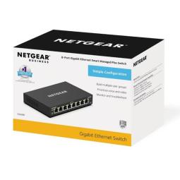 Switch netgear serie 300 soho plus 8 puertos
