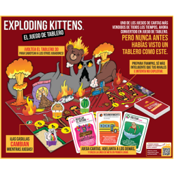 Juego de mesa exploding kittens: el juego de tablero