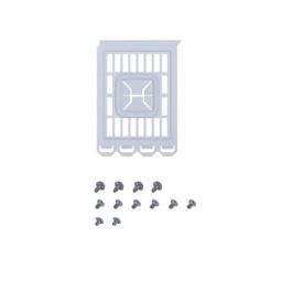 Soporte vertical vga lian li a3 matx kit 4.0 white
