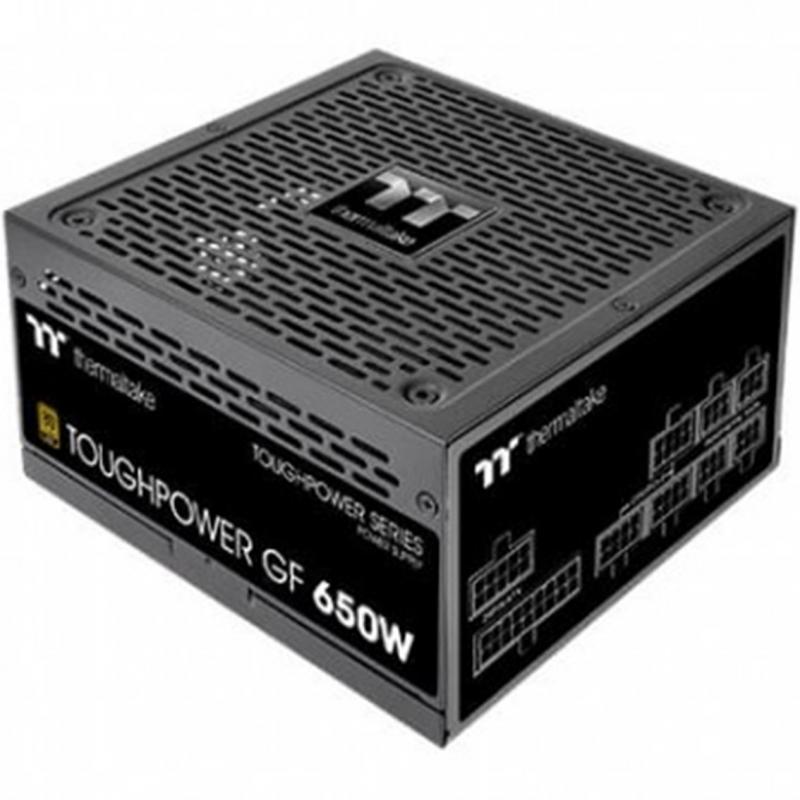 Fuente de alimentacion atx 650w thermaltake toughpower gf 80+ gold -  full modular -  ventilador 140mm - Imagen 1