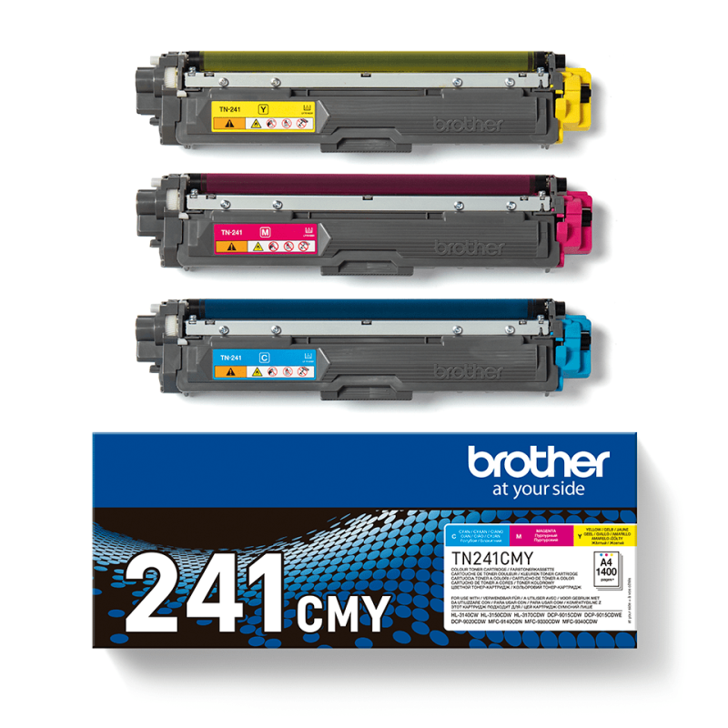 Pack toner brother tn241cmy