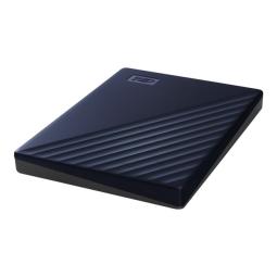 Disco duro externo hdd wd western digital 2tb my passport for mac usb 3.2 azul