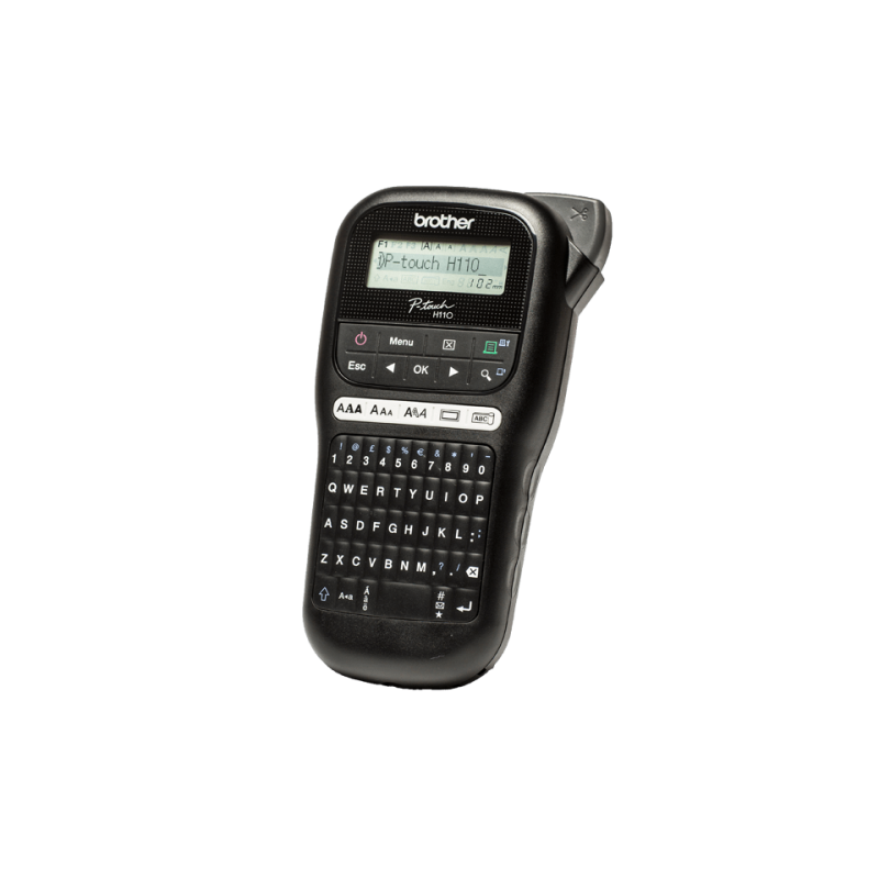 Rotuladora brother pt - h110 lcd - 2 lineas - teclado qwerty
