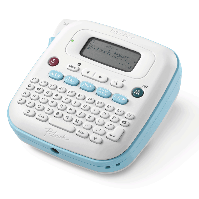 Rotuladora brother ptn25btql1 lcd - 1 linea - teclado qwerty