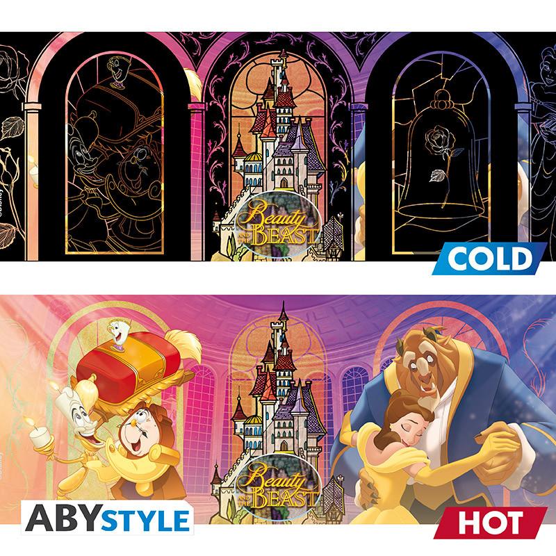 Taza termica abystyle disney la bella y la bestia 460ml