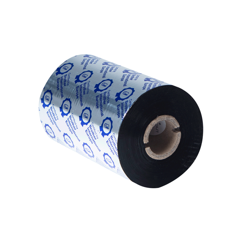 Pack rollos de ribbon de cera premium brother bwp1d450110 110mm x 450m 8 unidades