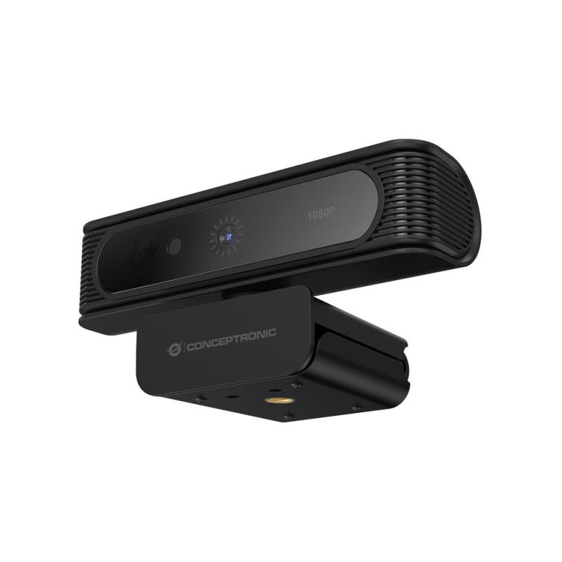 Webcam fhd conceptronic amdis 1080p usb reconocimiento facial windows hello 30fps angulo vision 80º