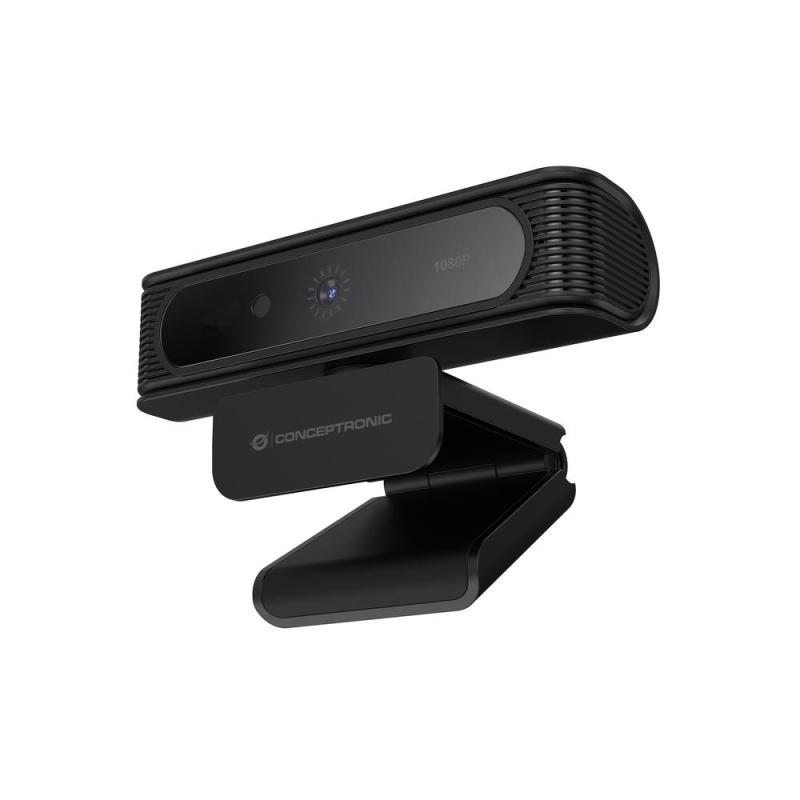 Webcam fhd conceptronic amdis 1080p usb reconocimiento facial windows hello 30fps angulo vision 80º
