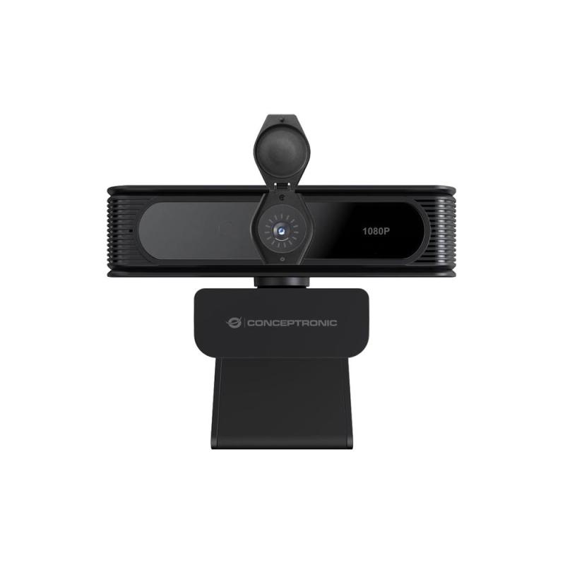Webcam fhd conceptronic amdis 1080p usb reconocimiento facial windows hello 30fps angulo vision 80º