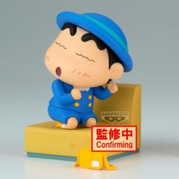 Figura banpresto crayon shinchan nakayoshi memories let's go to kindergartnen with nene - chan a: shinnosuke