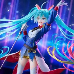 Figura banpresto gundam 45th×hatsune miku evolve