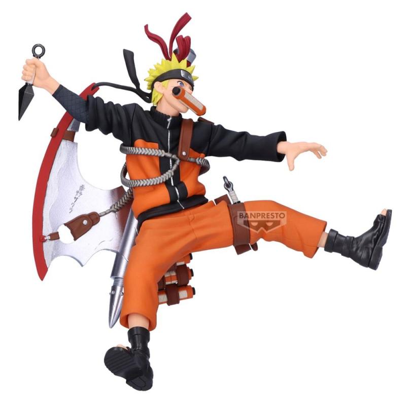 Figura banpresto naruto shippuden naruto 72 series 33 vibration stars naruto uzumaki