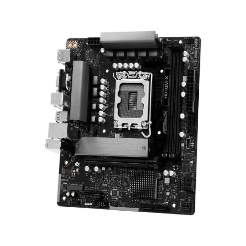 Placa base asrock h810m - x matx - 2x ddr5 - 4x sata3
