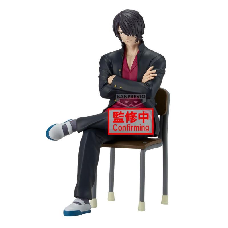Figura banpresto gintama mr.ginpachi's zany class desk figure shinsuke takasugi