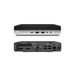Ordenador reacondicionado mini hp elitedesk 400 g3 - i5 - 6th - 8gb - 256gb nvme - win 10 pro - sin cable trebol