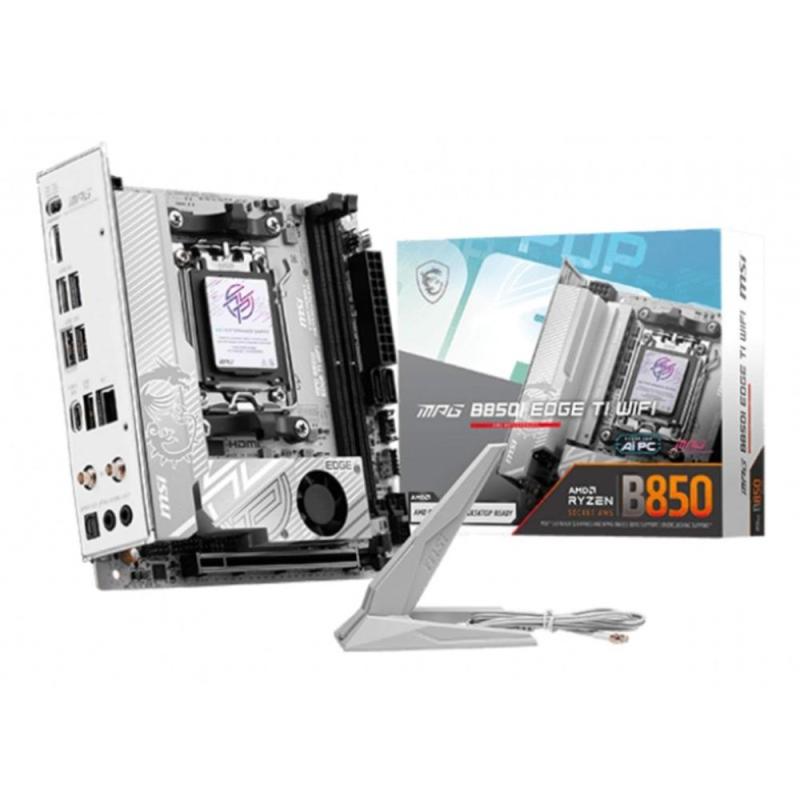 Placa base msi mpg b850i edge ti wifi mini itx am5 - 2x ddr5 - 2x sata3
