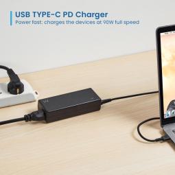 Cargador ewent ew3982 para portatil 90w