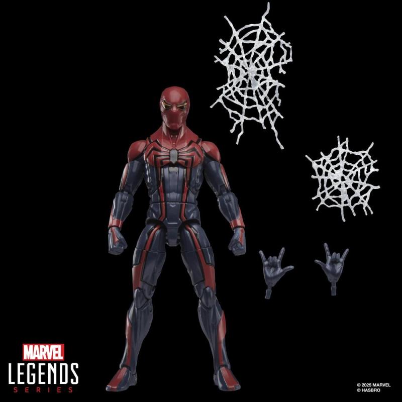 Figura hasbro marvel legends series gamerverse spider - man peter parker velocity suit