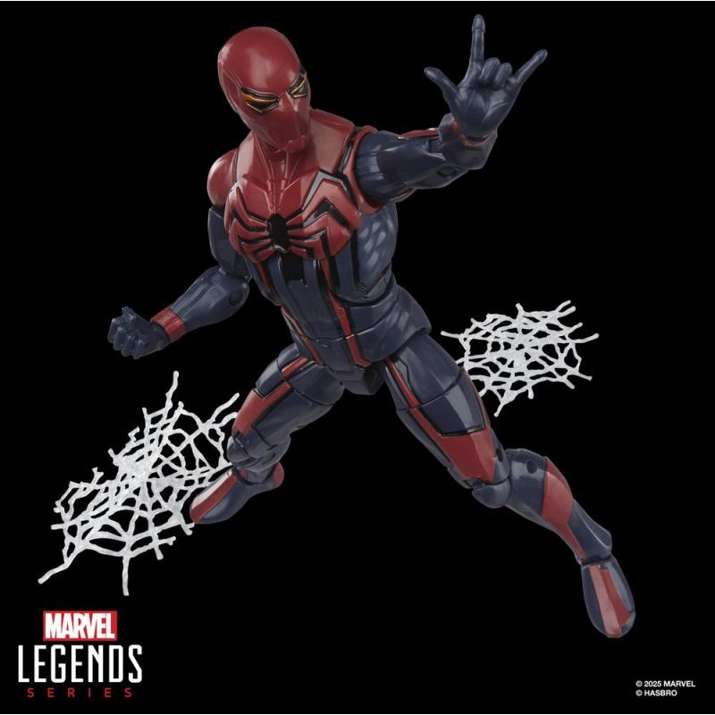 Figura hasbro marvel legends series gamerverse spider - man peter parker velocity suit