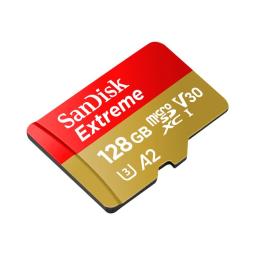 Tarjeta memoria micro secure digital 128gb sandisk extreme clase 10 uhs - i u3 + adaptador