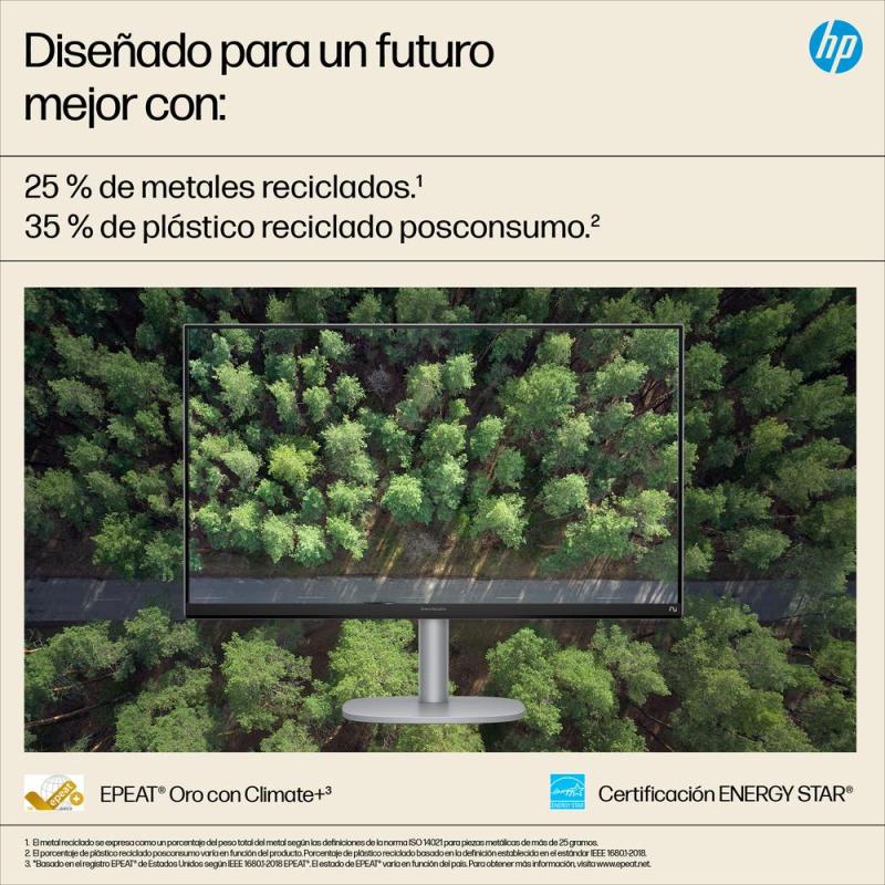 Ordenador all in one hp 27 - cs1008ns u5 - 266v - 16gb - ssd 1tb - 27 pulgadas fhd - w11h