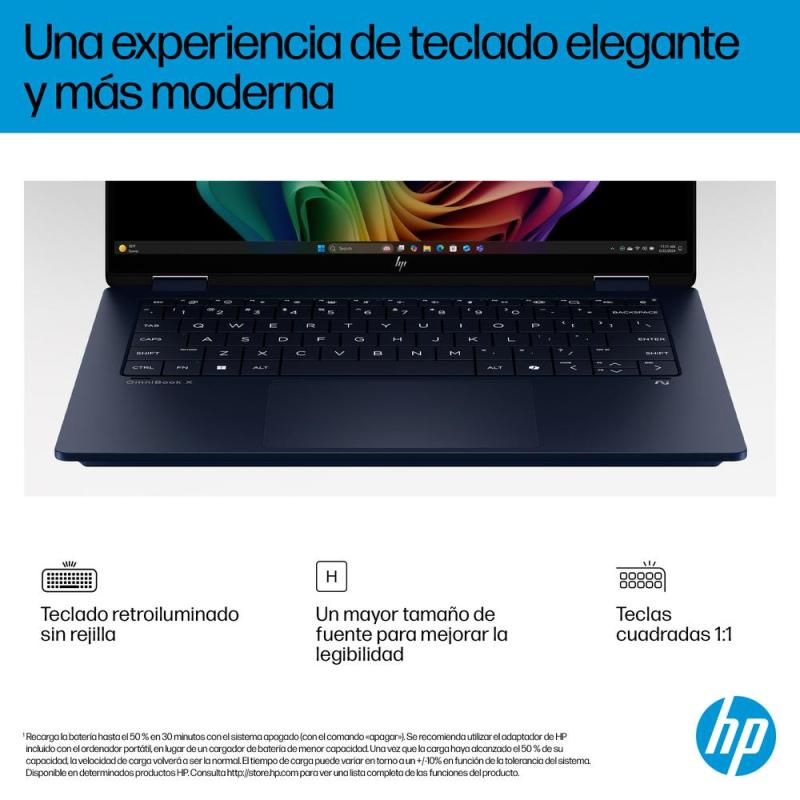Portatil hp 14 - fm0010ns u7 - 258v 32gb ssd 1tb 14 pulgadas