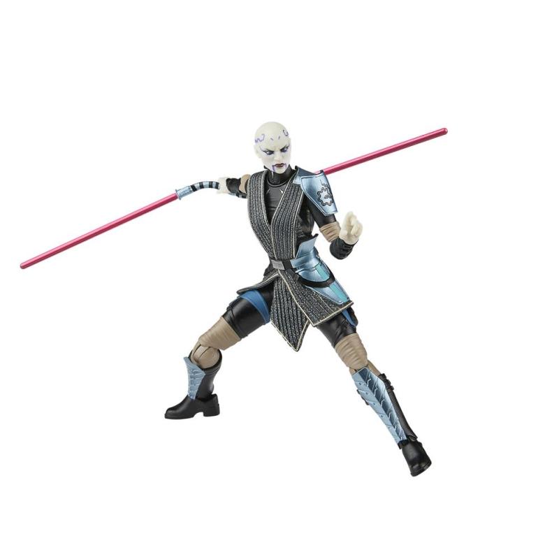 Figura hasbro star wars the black series the clone wars asajj ventress (bounty hunter)