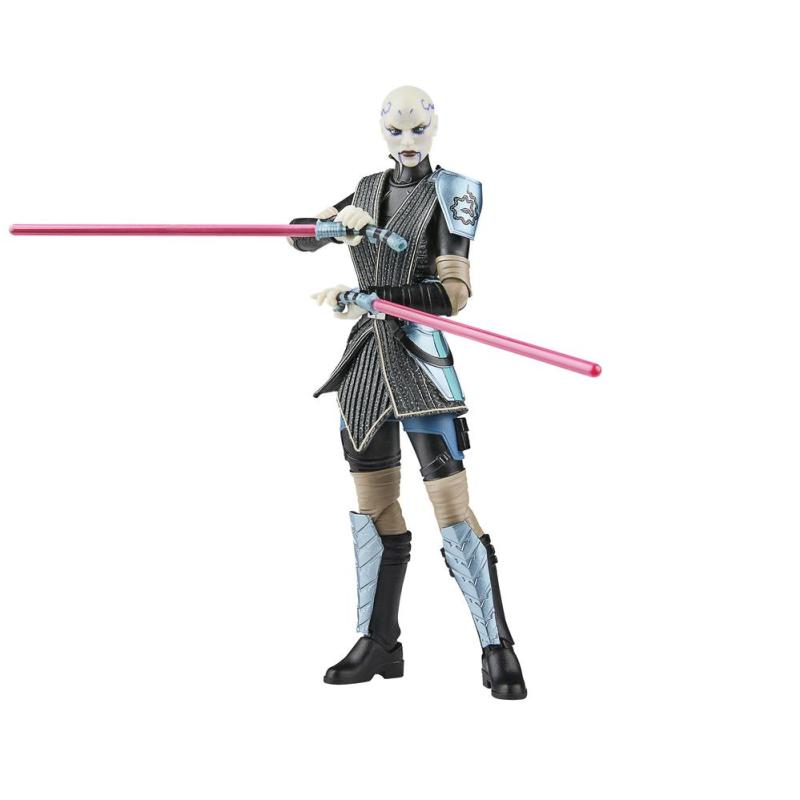 Figura hasbro star wars the black series the clone wars asajj ventress (bounty hunter)